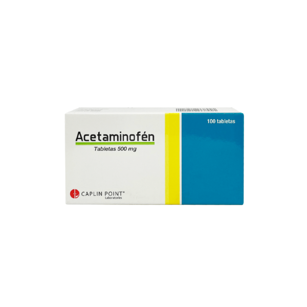 Acetaminofen 500mg (100 tabletas)