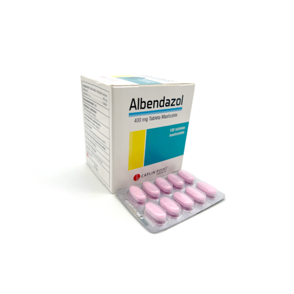 Albendazol 400mg (100 tabletas masticables)