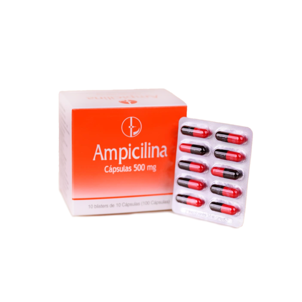 Ampicilina 500mg (100 cápsulas)