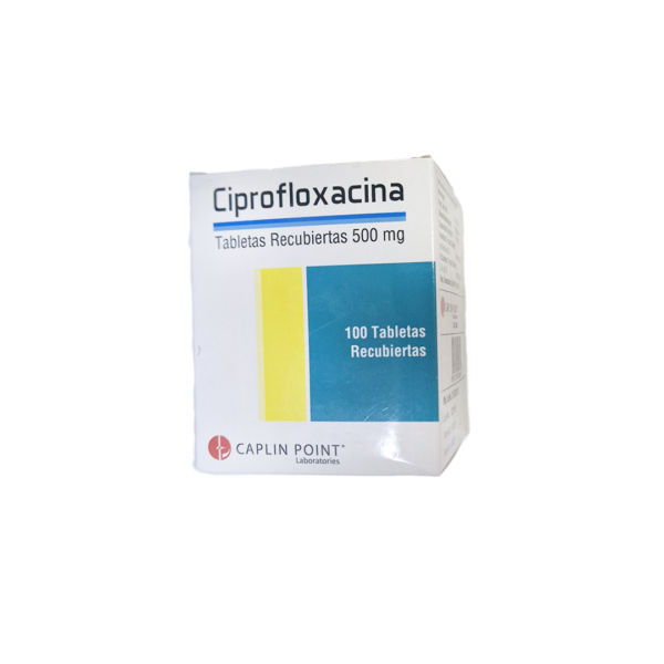 Ciprofloxacina 500 mg (100 tabletas)