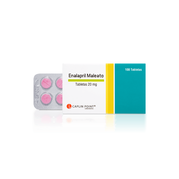 Enalapril Maleato 20mg (100 tabletas)