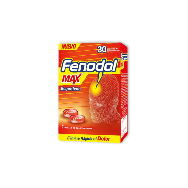 Fenodol Max Ibuprofeno (30 cápsulas)