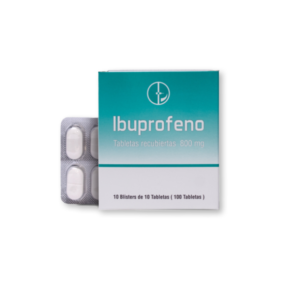 Ibuprofeno 800mg (100 tabletas)