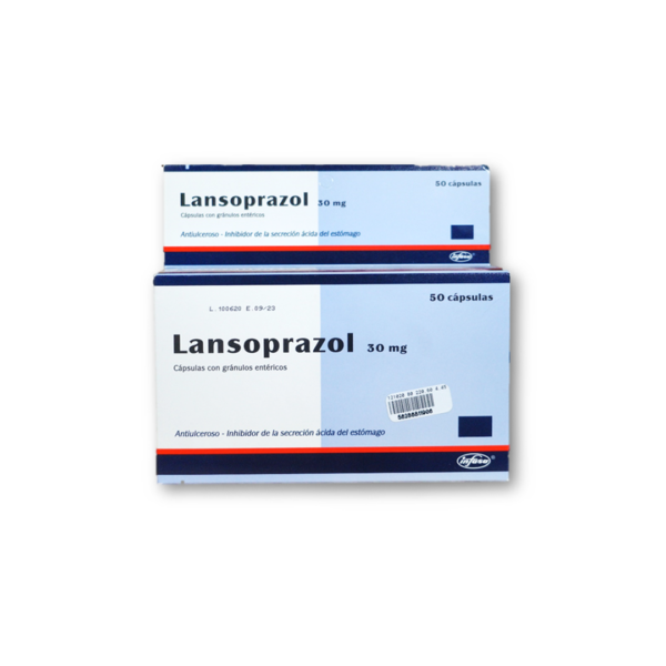 Lansoprazol 30 mg (50 cápsulas)