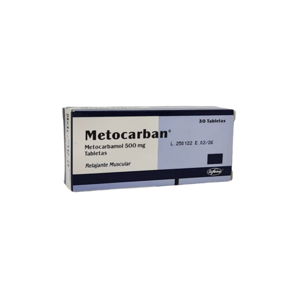 Metocarban 500 mg (30 tabletas)