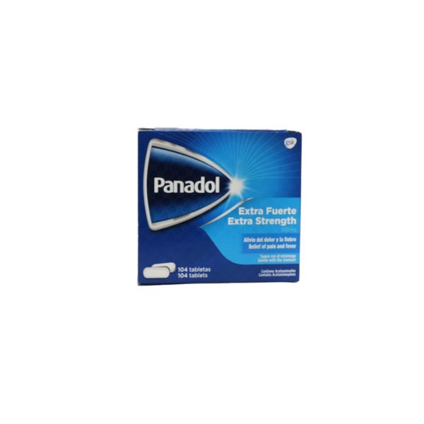 Panadol Extra Fuerte 500mg (104 tabletas)