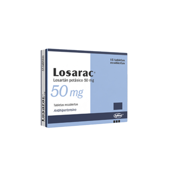 Losarac 50 mg (15 tabletas)